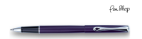 Diplomat Traveller Deep Purple / Chrome Plated Rollerballs