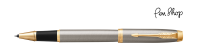 Parker IM Brushed Metal / Gold Plated Rollerballs