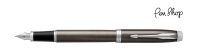 Parker IM Dark Espresso / Chrome Plated Vulpennen