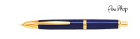 Pilot Capless Gold Blue / Gold Plated Vulpennen