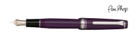 Sailor ProGear Slim Silver Series Blue Berry / Silver Plated Vulpennen