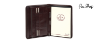 Van der Spek Luigi Raphael Notepad A4 Zipper Notepad A4  / Brown / Art.nummer: 388 Notepads