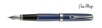 Diplomat Excellence A² Midnight Blue / Chrome Plated Vulpennen