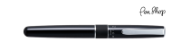 Tombow Havanna Lacquered Aluminium / Black Rollerballs