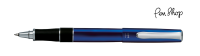 Tombow Havanna Lacquered Aluminium / Blue Rollerballs