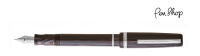 Esterbrook JR Pocket Pen Tuxedo Black / Palladium Plated Vulpennen