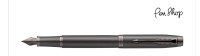 Parker IM Monochrome Monochrome Titanium / PVD-Coating Vulpennen