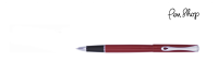 Diplomat Traveller Dark Red / Chrome Plated Rollerballs