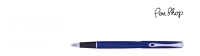 Diplomat Traveller Navy Blue / Chrome Plated Rollerballs