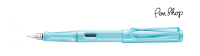 Lamy Safari Aquasky / Chrome Plated Vulpennen